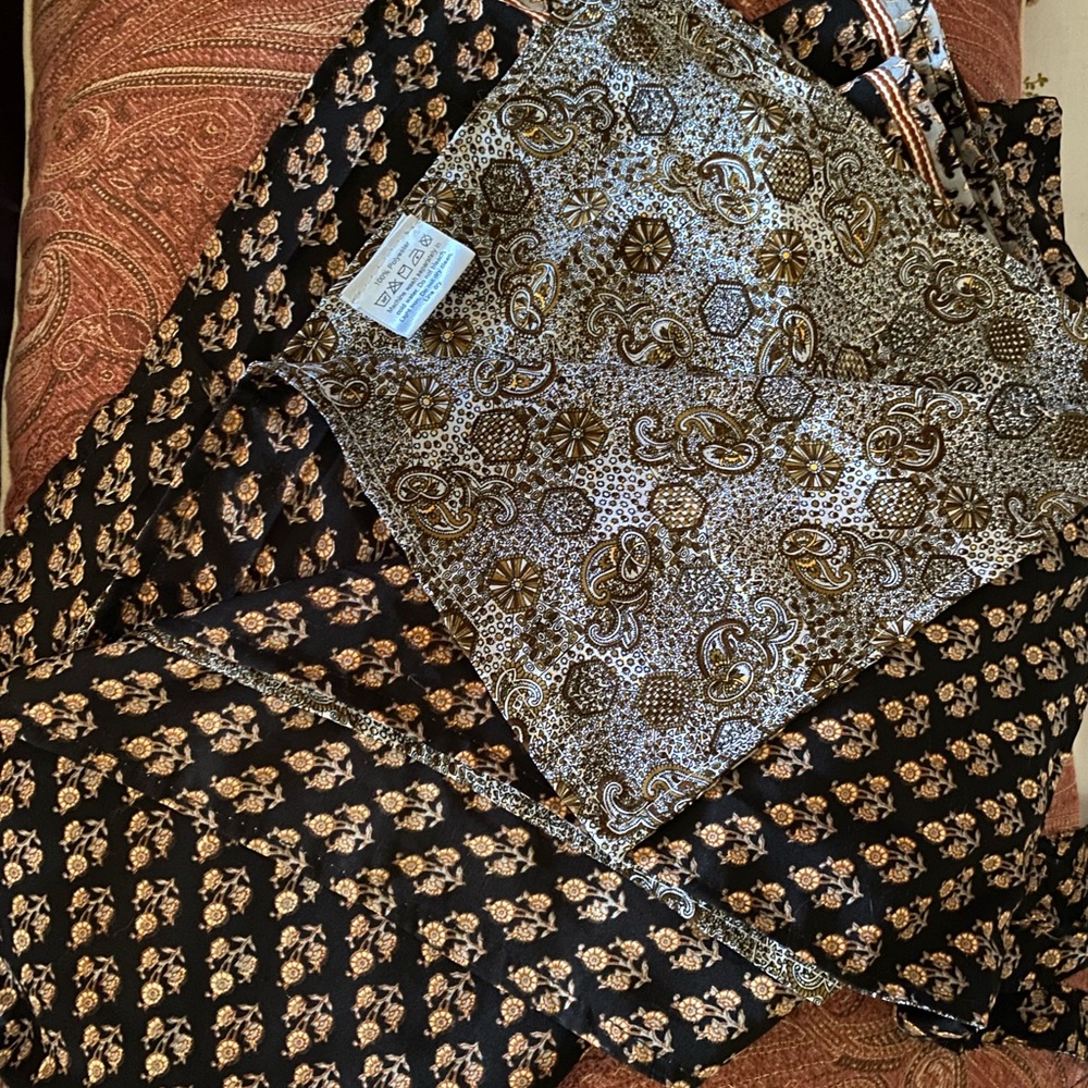 EARTHBOUND reversible Sari wrap pants - Picture 3 of 5